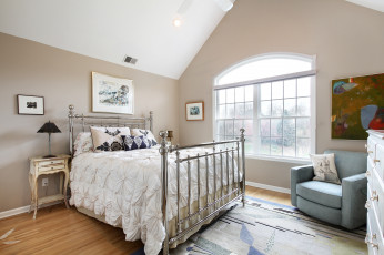 Картинка интерьер спальня кровать