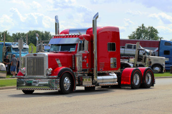 Картинка peterbilt+truck автомобили peterbilt грузовики седельные motors классические тягачи сша company