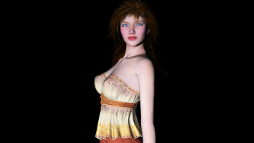 Картинка 3д+графика people+ люди фон взгляд девушка