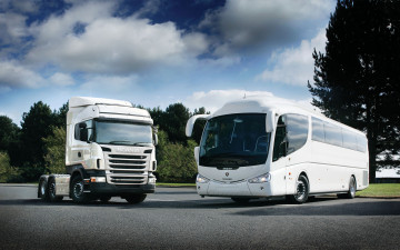 Картинка автомобили scania автобус грузовик скания