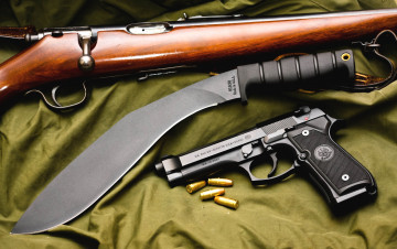 Картинка оружие мачете пистолет