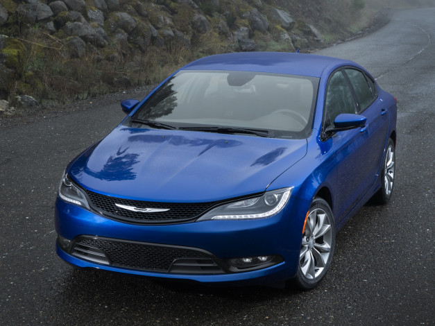 Обои картинки фото автомобили, chrysler, синий, 2014, uf, 200s