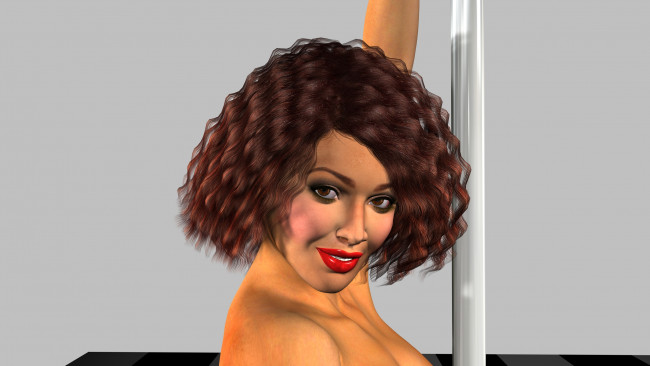 Обои картинки фото 3д графика, portraits , портрет, взгляд, девушка