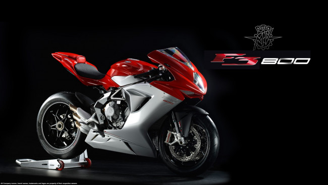 Обои картинки фото мотоциклы, mv agusta, agusta, фон