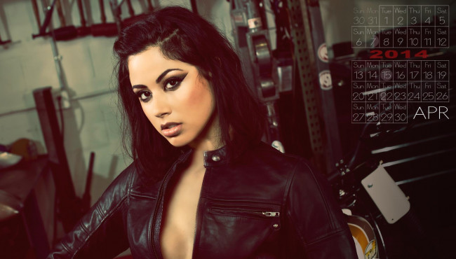Обои картинки фото календари, девушки, брюнетка