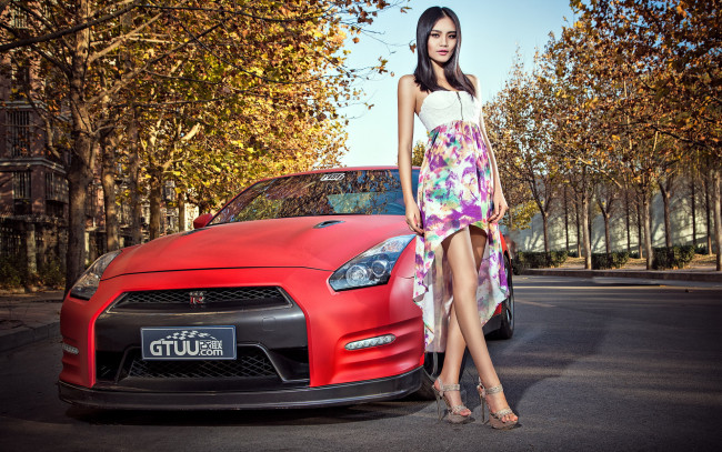 Обои картинки фото автомобили, авто с девушками, автомобиль, девушка