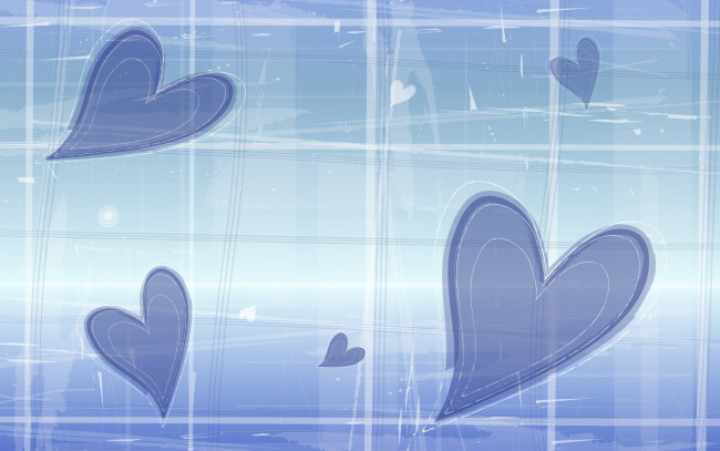 Обои картинки фото праздничные, день святого валентина,  сердечки,  любовь, сердечки, любовь, синие, текстура, полосы, клетки, царапины