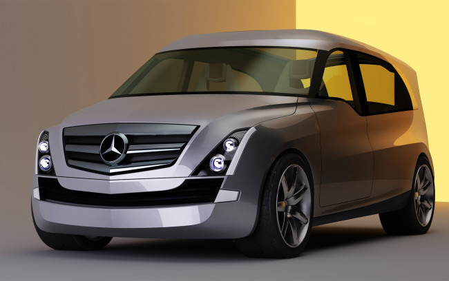 Обои картинки фото автомобили, векторная графика, графика, прототип, мерседер