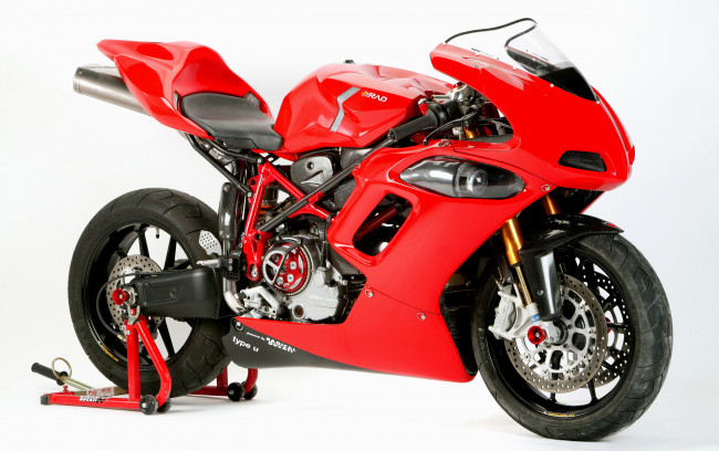Обои картинки фото мотоциклы, ducati, красный, дукати