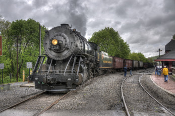 Картинка техника паровозы паровоз дорога железная