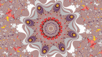 Картинка 3д+графика фракталы+ fractal цвета фон узор