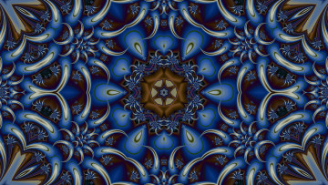 Картинка 3д+графика фракталы+ fractal цвета фон узор