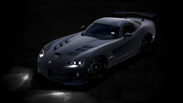 Картинка dodge+viper+acr автомобили 3д спорткар