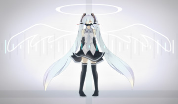 Картинка аниме vocaloid девушка арт hatsune miku