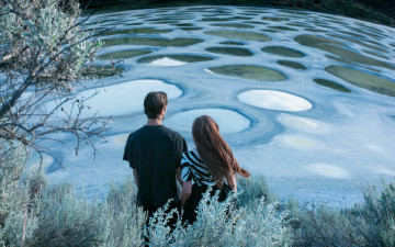 Картинка разное мужчина+женщина парень пара природа озеро девушка