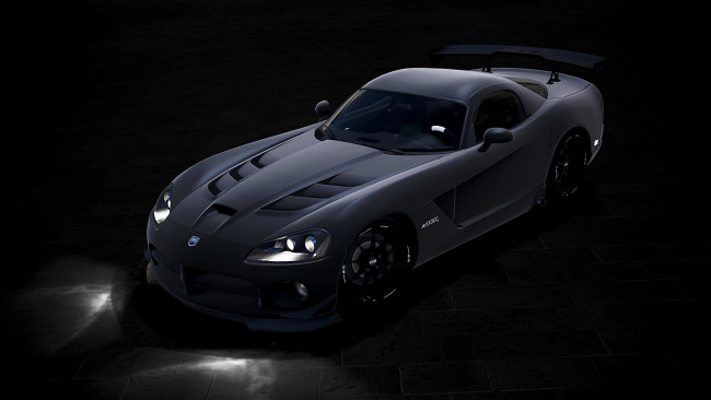 Обои картинки фото dodge viper acr, автомобили, 3д, спорткар