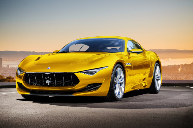 Обои картинки фото maserati alfieri taste, автомобили, maserati, спорткар