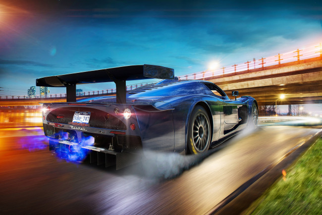 Обои картинки фото maserati mc12 corsa, автомобили, maserati, спорткар