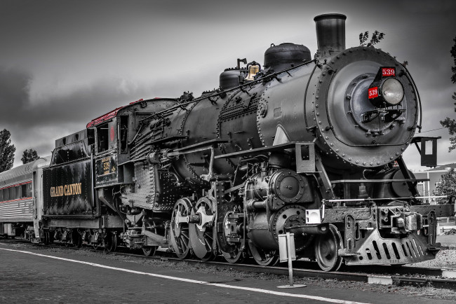 Обои картинки фото техника, паровозы, паровоз, железная, дорога