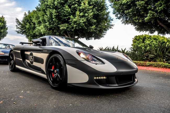 Обои картинки фото porsche carrera gt, автомобили, выставки и уличные фото, спорткар