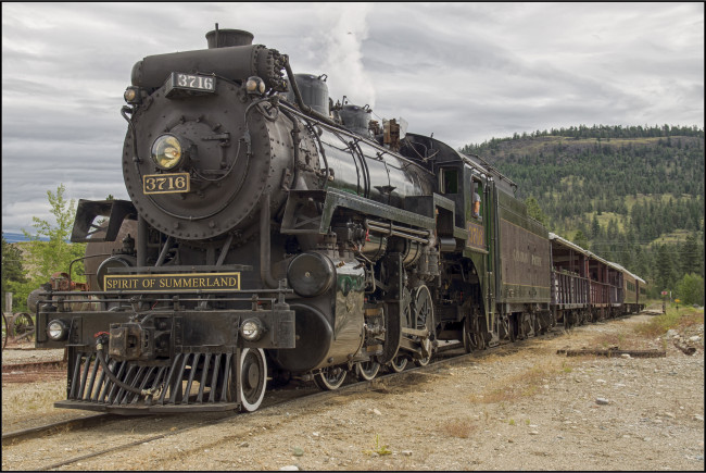 Обои картинки фото техника, паровозы, железная, дорога, паровоз