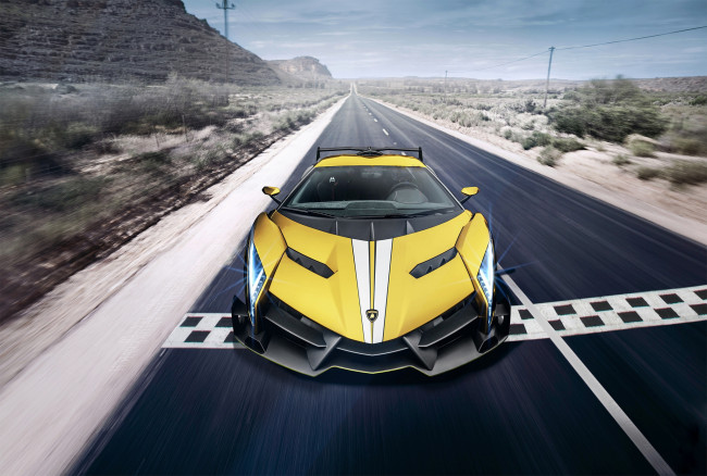Обои картинки фото lamborghini veneno gold edition, автомобили, lamborghini, спорткар