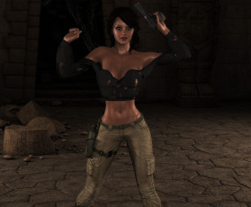 Картинка 3д+графика люди+ people девушка взгляд фон