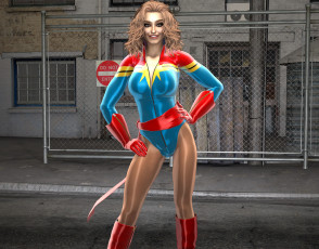 Картинка 3д+графика люди+ people девушка взгляд фон