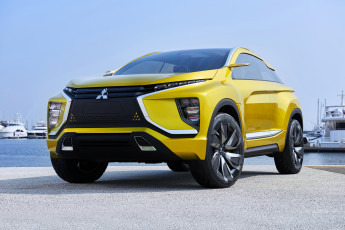 Картинка mitsubishi+ex+concept+2015 автомобили mitsubishi жёлтый car кроссовер 2015 concept ex