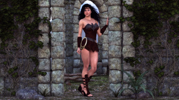 Картинка 3д+графика люди+ people фон взгляд девушка