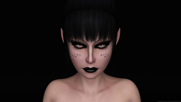 Картинка 3д+графика эльфы+ elves эльфийка взгляд фон