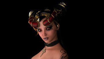 Картинка 3д+графика существа+ creatures кастаника взгляд фон