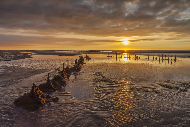 Обои картинки фото природа, восходы, закаты, рассвет