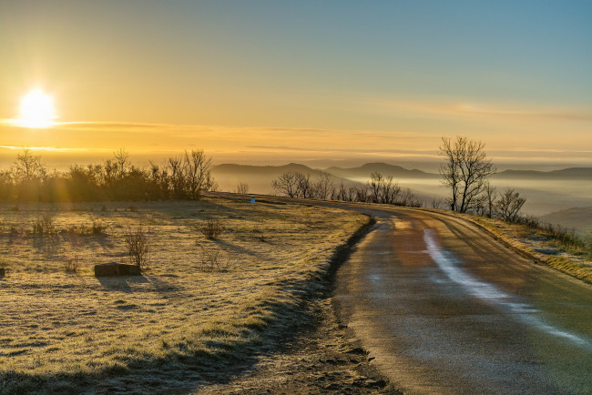 Обои картинки фото природа, восходы, закаты, рассвет