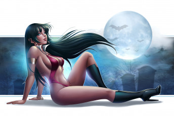 Картинка рисованное комиксы мыши купальник взгляд фон девушка