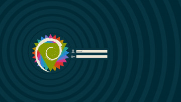 Картинка компьютеры debian фон логотип