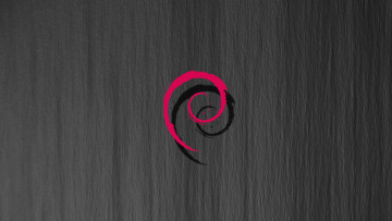 Картинка компьютеры debian логотип фон
