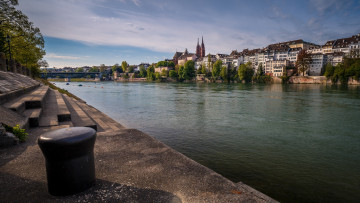 Картинка rheinpromenade города -+улицы +площади +набережные река