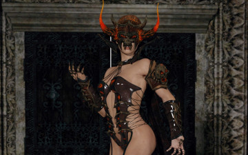 Картинка 3д+графика существа+ creatures кастаника взгляд фон