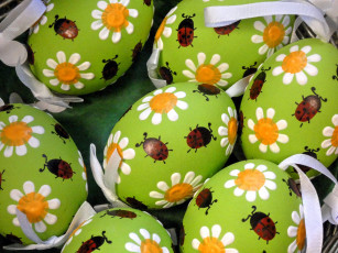 обоя праздничные, пасха, писанки