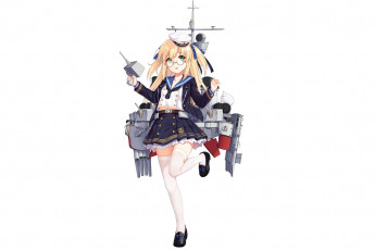 Картинка аниме оружие +техника +технологии фон девушка взгляд