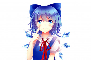 Картинка аниме touhou фон взгляд девушка