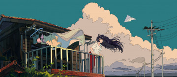 Картинка аниме город +улицы +интерьер +здания kogecha