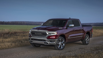 Картинка dodge+ram+1500+limited+2019 автомобили ram dodge бардовый 2019 limited 1500