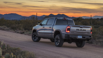 Картинка dodge+ram+1500+rebel+2019 автомобили ram серый 2019 rebel dodge 1500