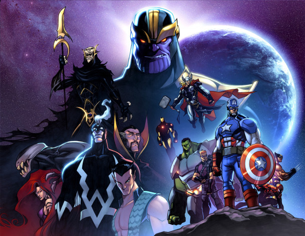 Обои картинки фото рисованное, комиксы, фон, униформа, мужчины