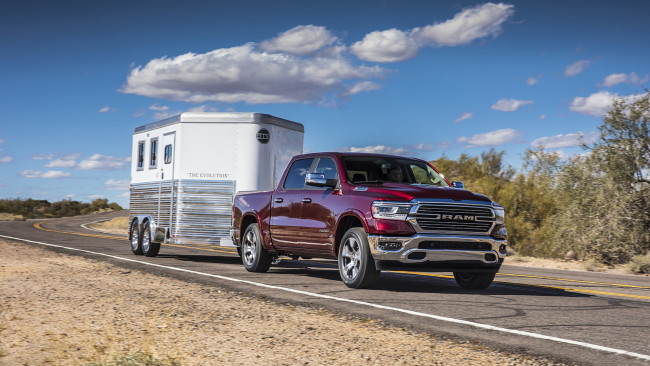 Обои картинки фото dodge ram 1500 laramie 2019, автомобили, ram, бардовый, 2019, laramie, dodge, 1500