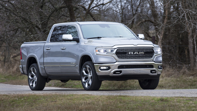 Обои картинки фото dodge ram 1500 limited 2019, автомобили, ram, dodge, 2019, limited, 1500, металлик, серебряный