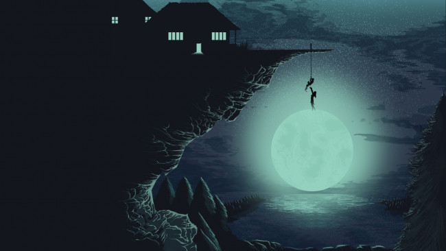 Обои картинки фото фэнтези, пейзажи, обрыв