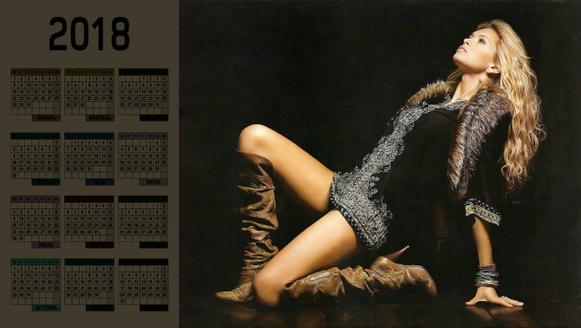 Обои картинки фото календари, знаменитости, вера, брежнева, певица, девушка